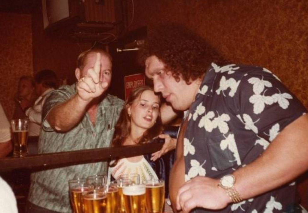 Andre the Giant with Friends