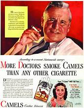 R.J. Reynolds ad for Camels - Vintage Advertisements So Outrageous They'd Never Run Today